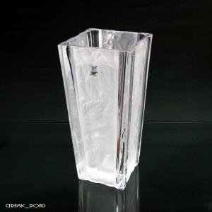 P-26407　ガラス花瓶ガーデン（小）　サイズ：(10.9cm×H24.2cm×M10.9cm)　価格（税込）￥3.300