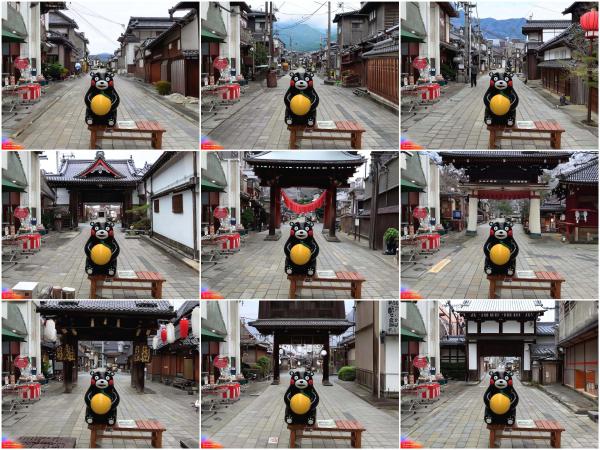 画像生成AIで作成した日本の宿場町と門前町の風景