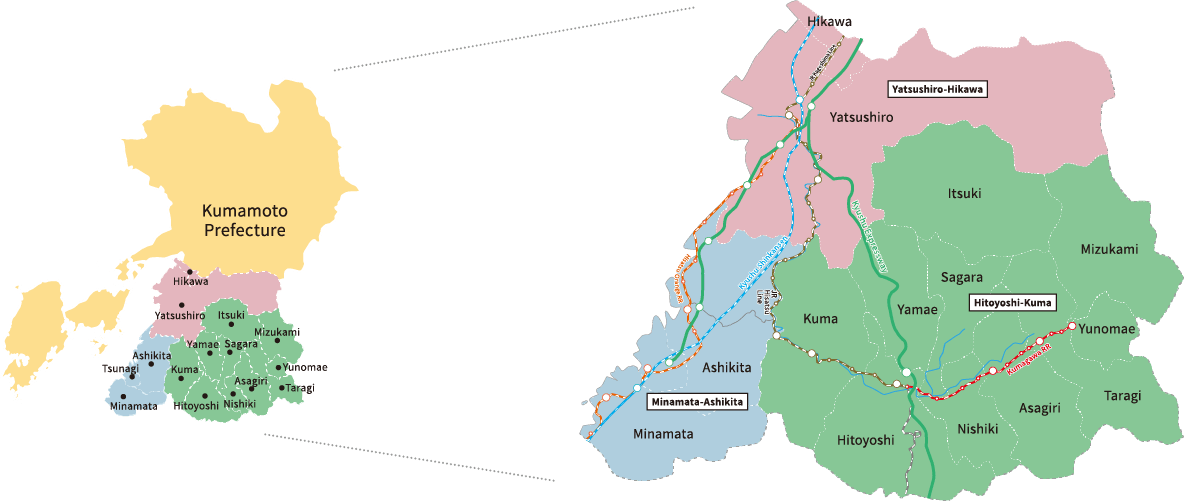 south kumamoto map