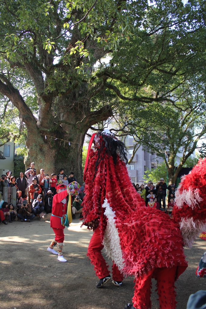 浅井神社例祭　獅子舞奉納