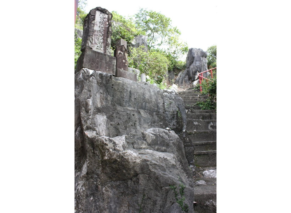 白島(登山道)の風景