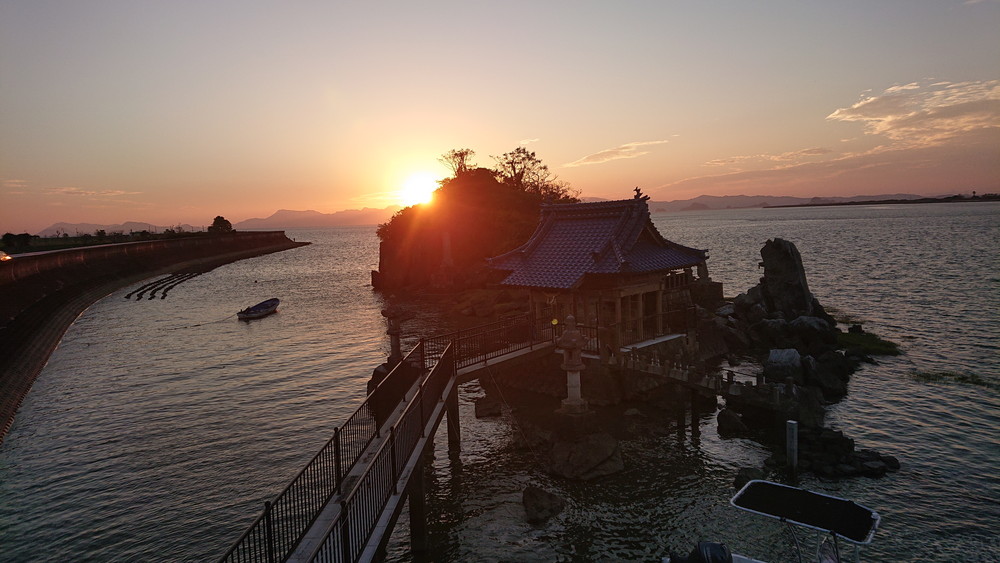 水島の風景