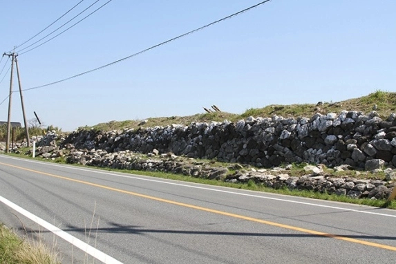 高島新地旧堤防跡の風景