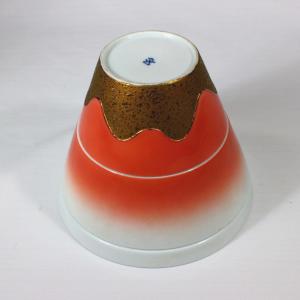 波佐見焼　風流富士　富士型二段蓋物　二段重　磁器製